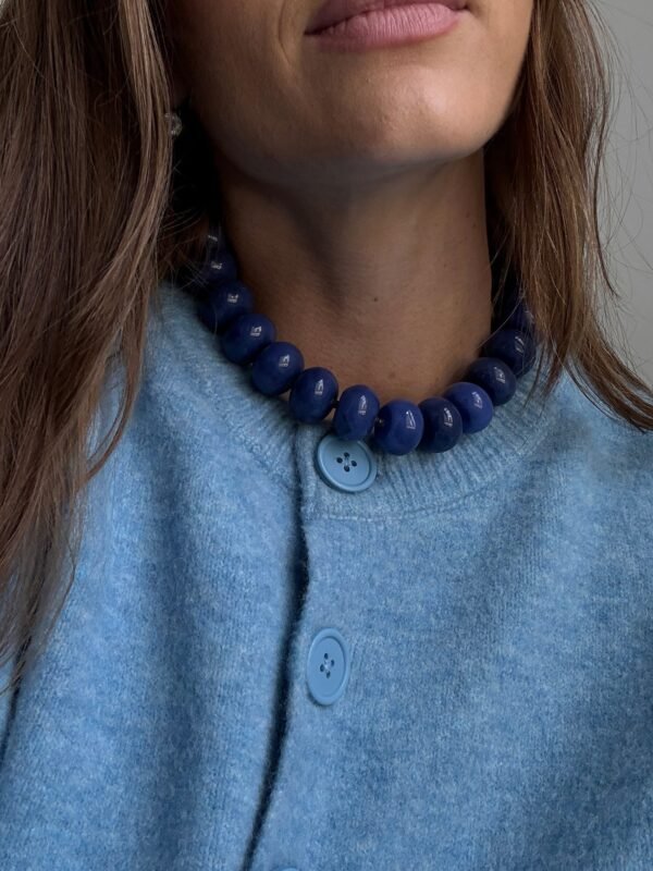 Joan Semi-Precious Necklace - Lapis