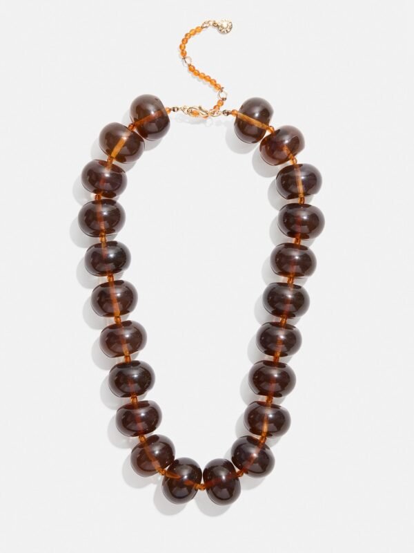 Joan Semi-Precious Necklace - Smoky Quartz