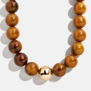 Jane Beaded Necklace - Tiger's Eye