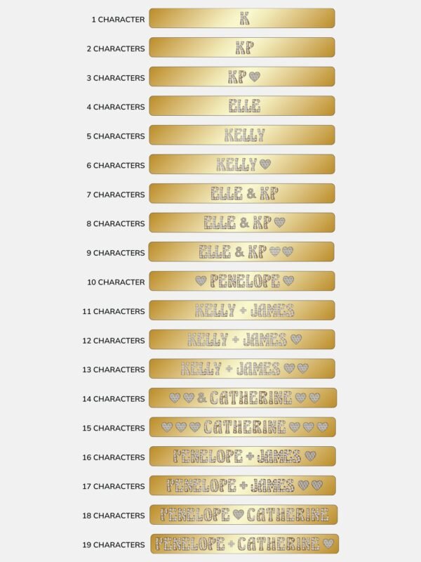 Groovy Letter Custom Hinge Bangle - Gold/Pavé