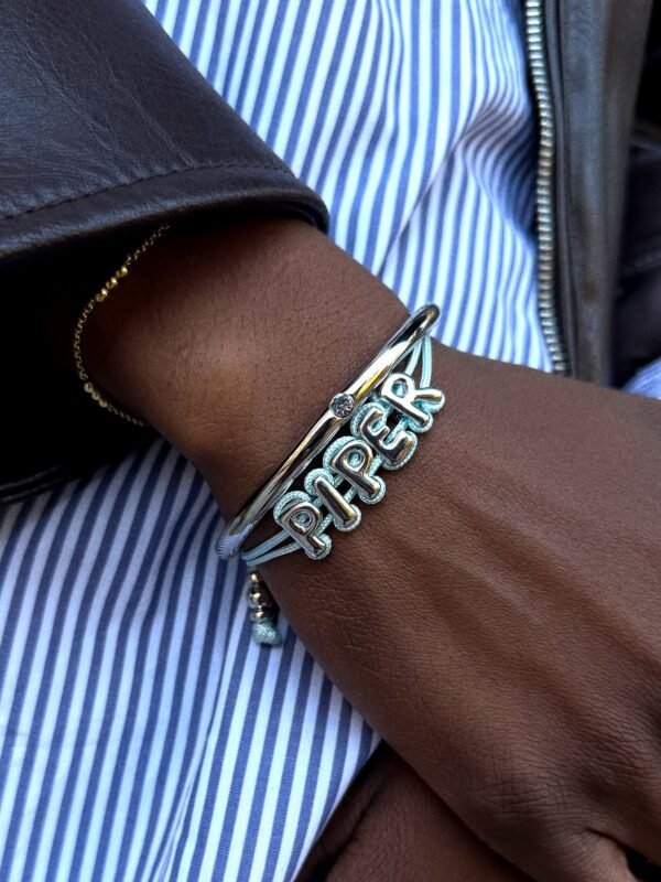 Wrapped Up Bubble Waterproof Custom Cord Bracelet - Turquoise