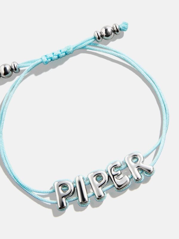 Wrapped Up Bubble Waterproof Custom Cord Bracelet - Turquoise