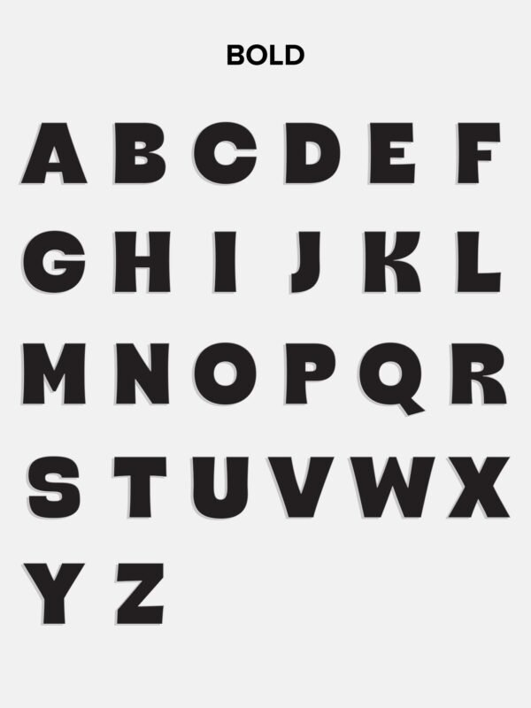 18K Gold Custom Nameplate Necklace - Bold