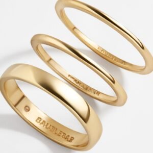 Tris 18K Gold Ring Set - Gold
