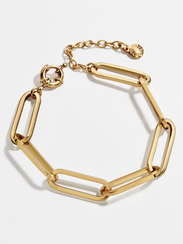 Hera Bracelet - Large Gold Plated Brass