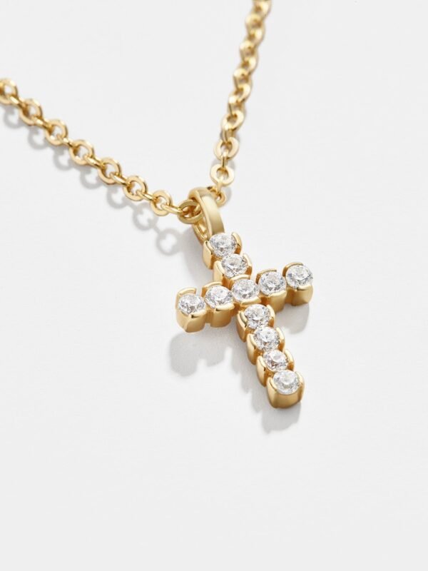 Agape 18K Gold Necklace - Gold/Pavé