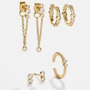 Lexi 18K Gold Earring Set - Lexi 18K Gold Earring Set