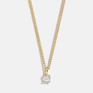 Victoria 18K Gold Necklace - Gold/Pavé