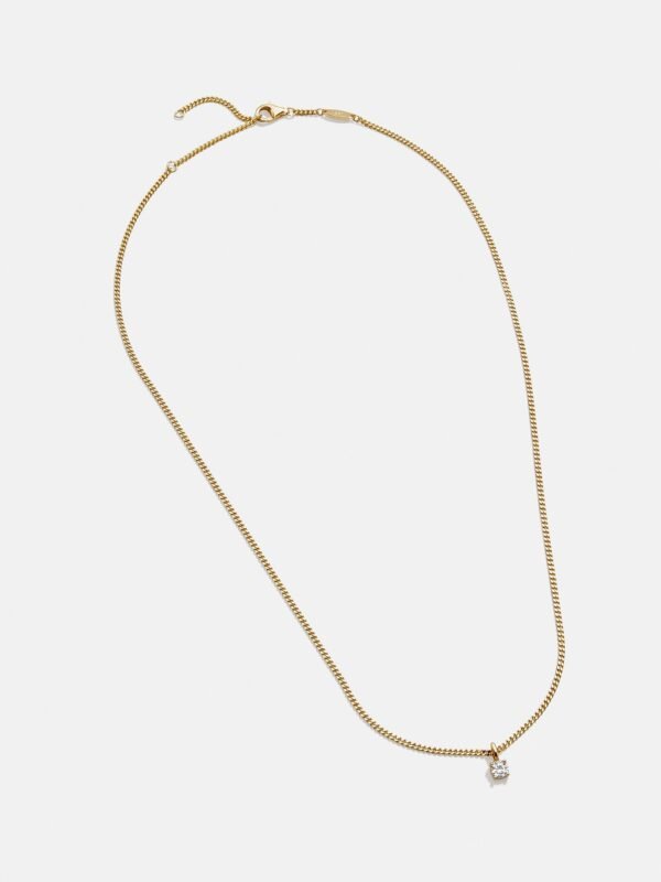 Victoria 18K Gold Necklace - Gold/Pavé