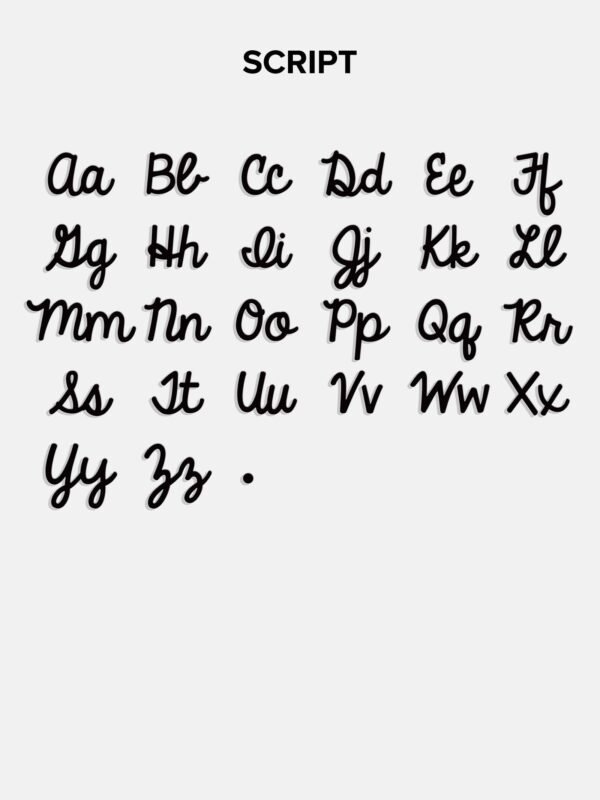 18K Gold Custom Nameplate Necklace - Script