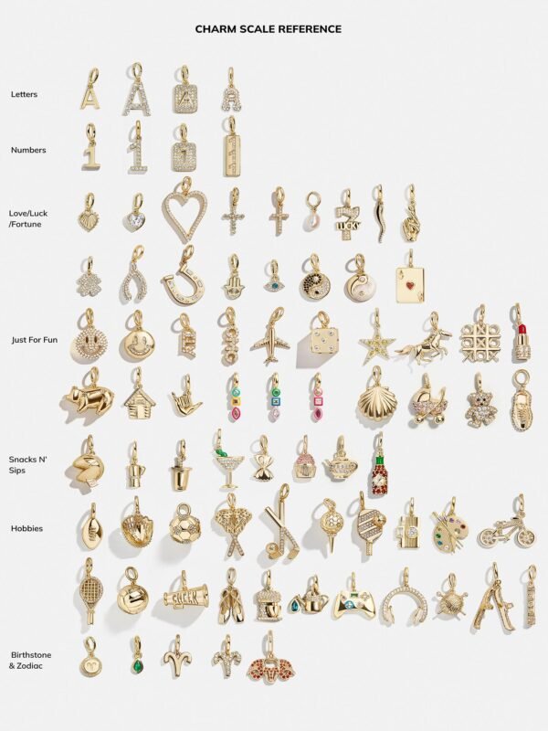 Semi-Precious Cluster Charm Necklace - Aquamarine Chain