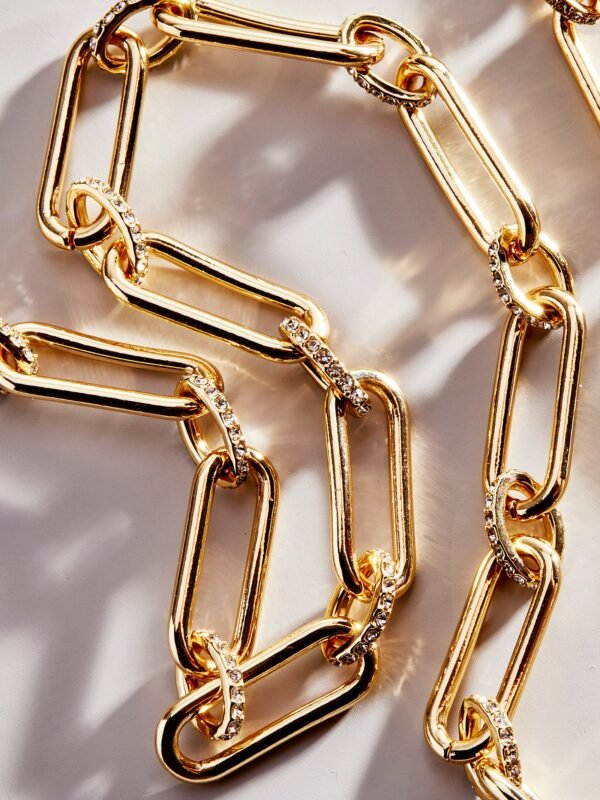 Pavé Hera Necklace - Gold