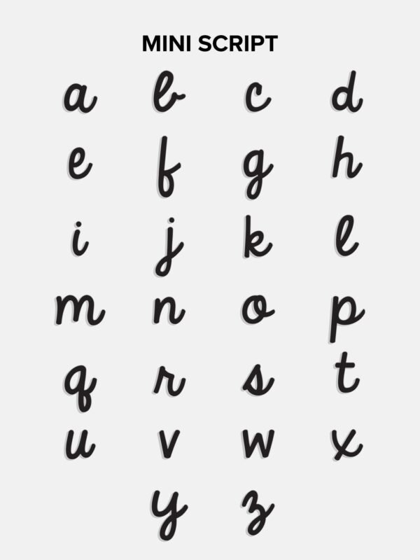 Billie 18K Gold Tennis Custom Nameplate Necklace - Mini Script